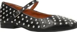 Shoedesign Copenhagen FLEUR Black_silver-on