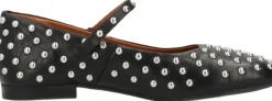 Shoedesign Copenhagen FLEUR Black_silver-on