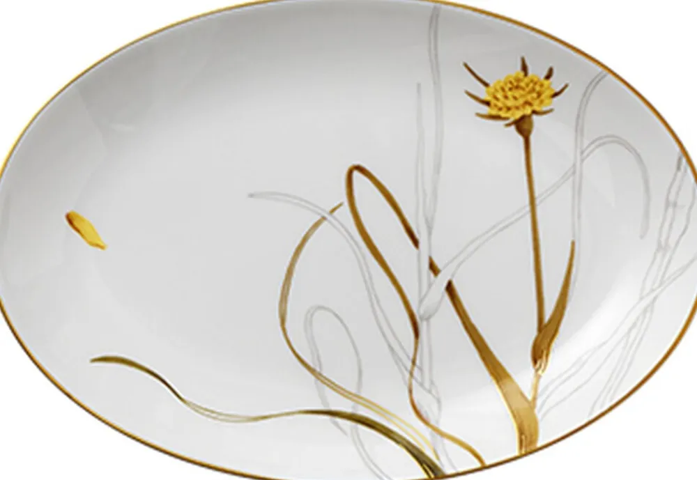 Flora 26 cm. fad - Mælkebøtte>Royal Copenhagen Discount