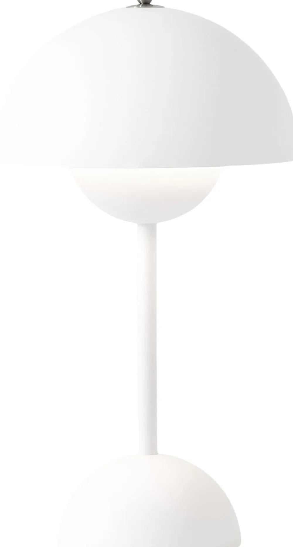 &Tradition Flowerpot Portable Lamp VP9, Magnetic Charger Matt white Online