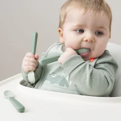 Foodie easy-grip babyske 3-pak Grøn><noscript><img width=