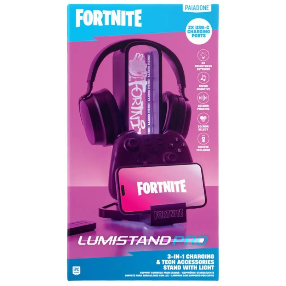 Shark Gaming Fortnite Hovedtelefonstativ med lys