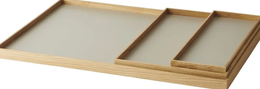 FRAME Tray Medium Oak Grey>GEJST Hot