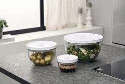 Zwilling Fresh & Save BOWLS Vakuumskål L / 26 cm, Glas, Gennemsigtig