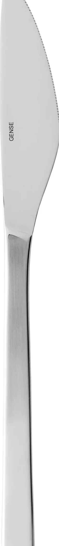 Gense Fuga bordkniv mat/blank stål L21,3cm