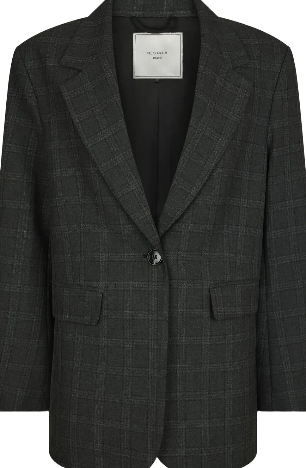 Neo Noir Gaby Check Blazer Antracit Hot