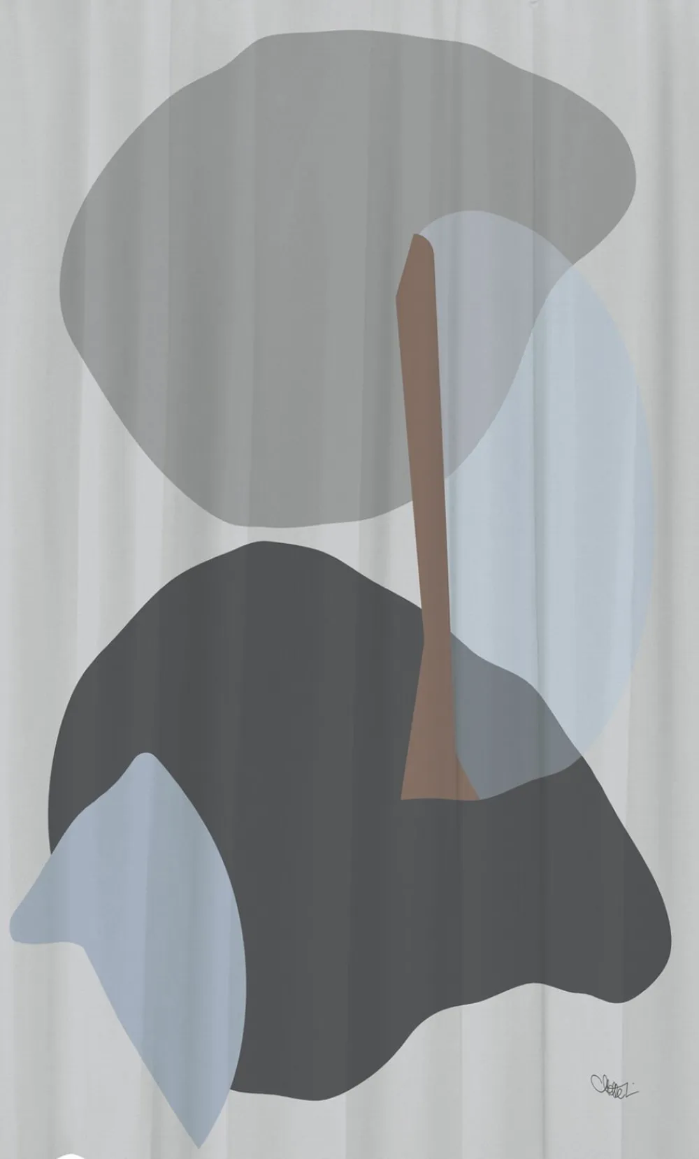 Mette Ditmer GALLERY shower curtain