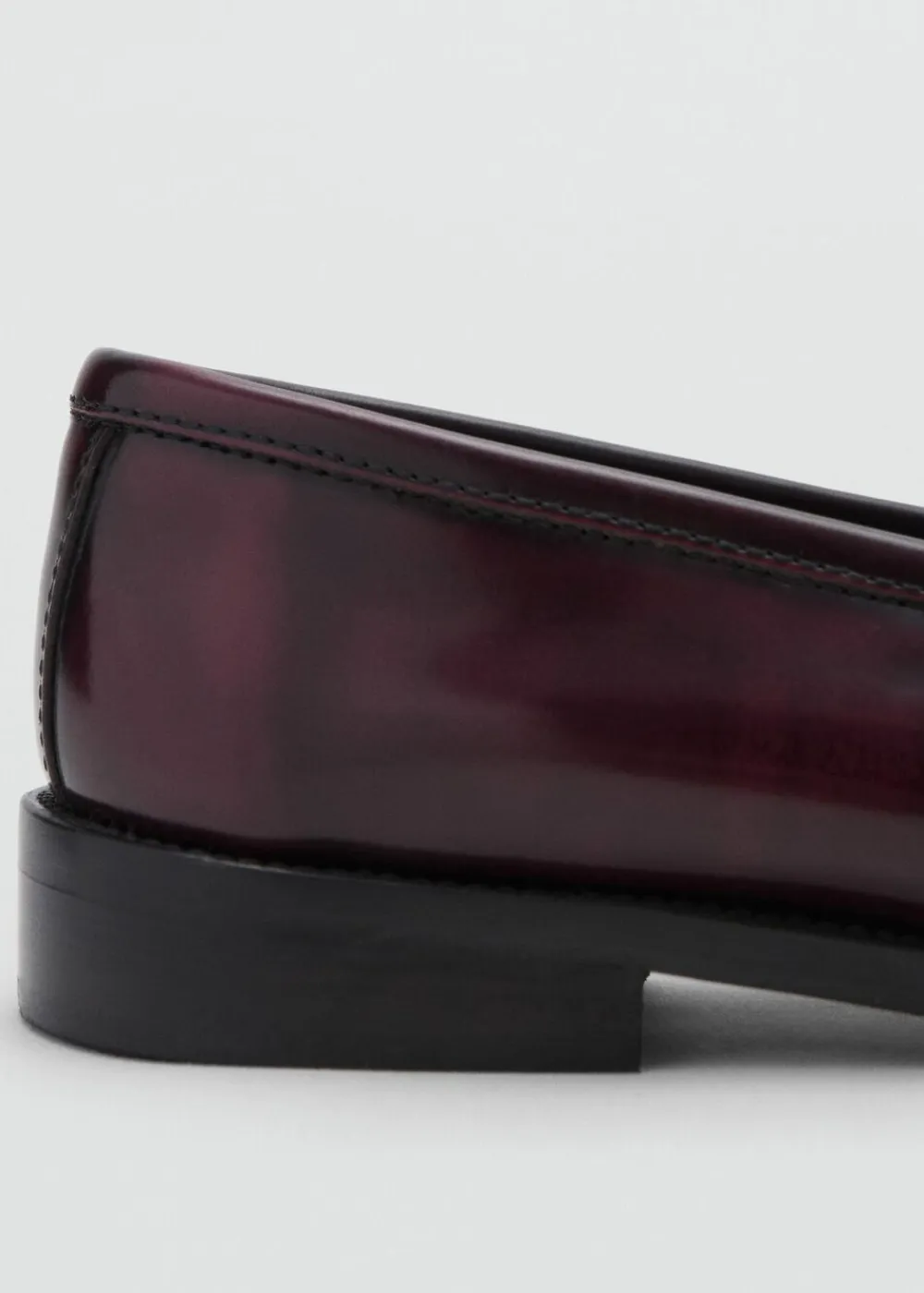 MANGO Gathered leather moccasin 78 Best
