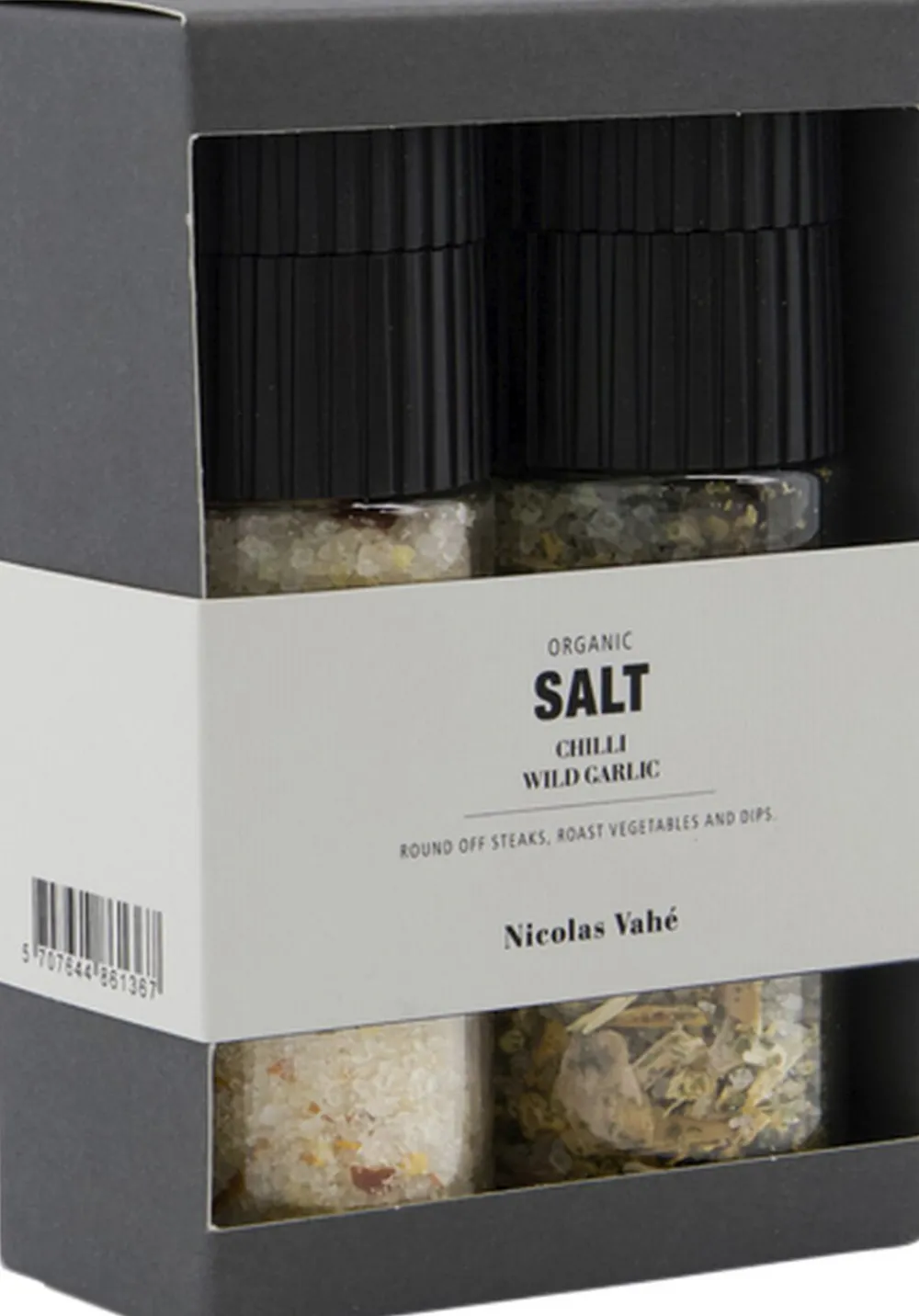 Gaveæske, Organic Chilli salt & Wild garlic>Nicolas Vahé