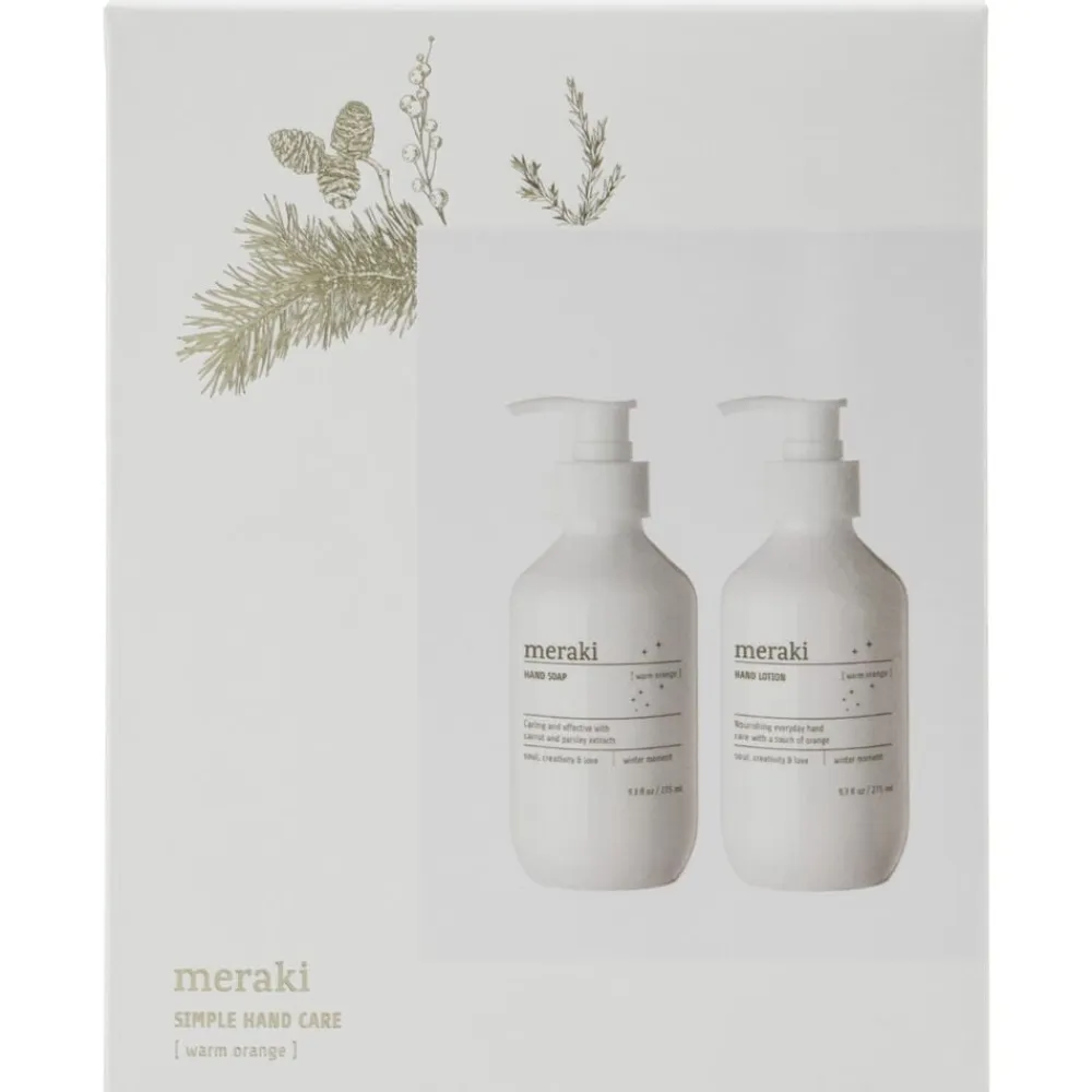 Meraki Gaveæske, Warm orange, Winter moment, Hvid Online