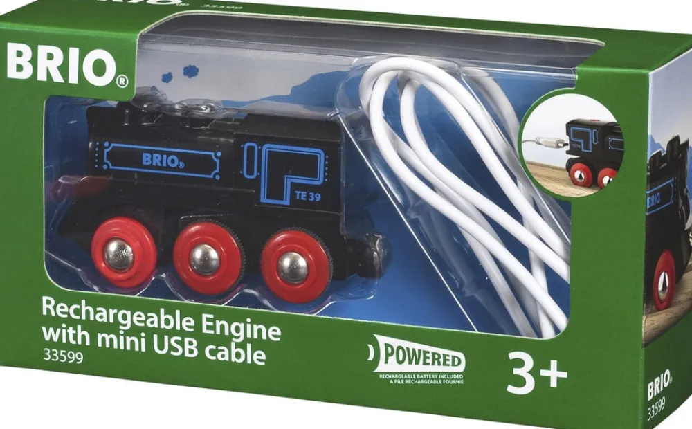 Genopladeligt lokomotiv usb>Brio Best