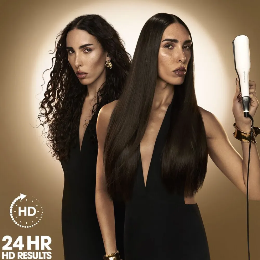 Chronos Max - Wide Plate Hair Straightener White>ghd New