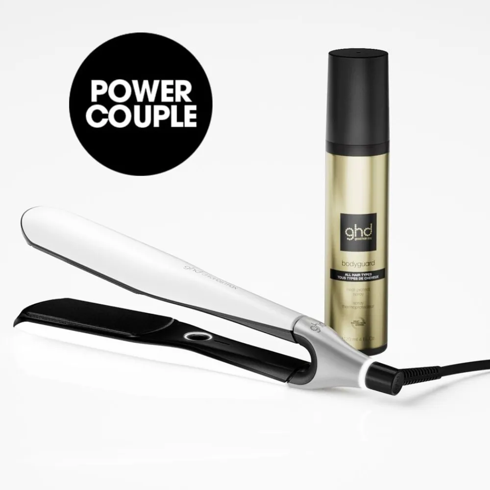 Chronos Max - Wide Plate Hair Straightener White>ghd New