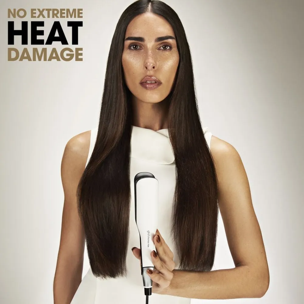 Chronos Max - Wide Plate Hair Straightener White>ghd New
