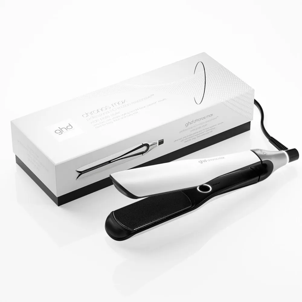 Chronos Max - Wide Plate Hair Straightener White>ghd New