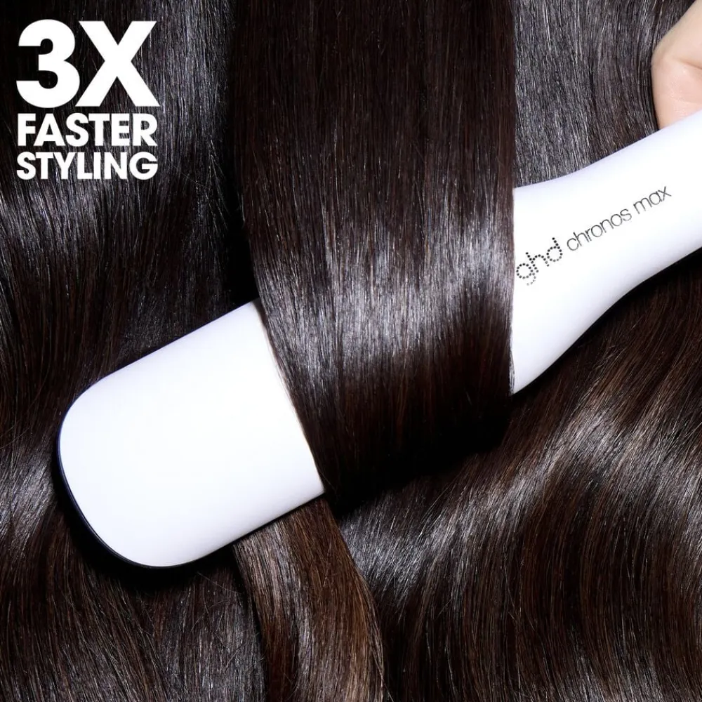 Chronos Max - Wide Plate Hair Straightener White>ghd New