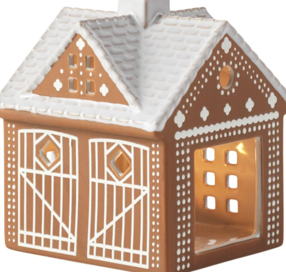 Gingerbread Lyshus Julestald H11. 5 brun>Kähler Best
