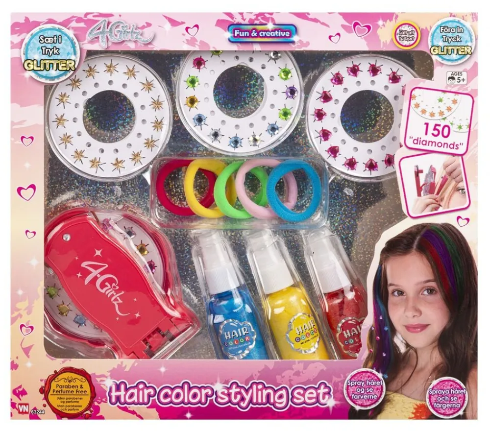 HÅRPYNTESÆTmSPRAY>4-GIRLZ