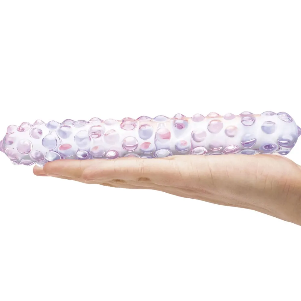 GLAS - PURPLE ROSE NUBBY DILDO>Iroha Outlet