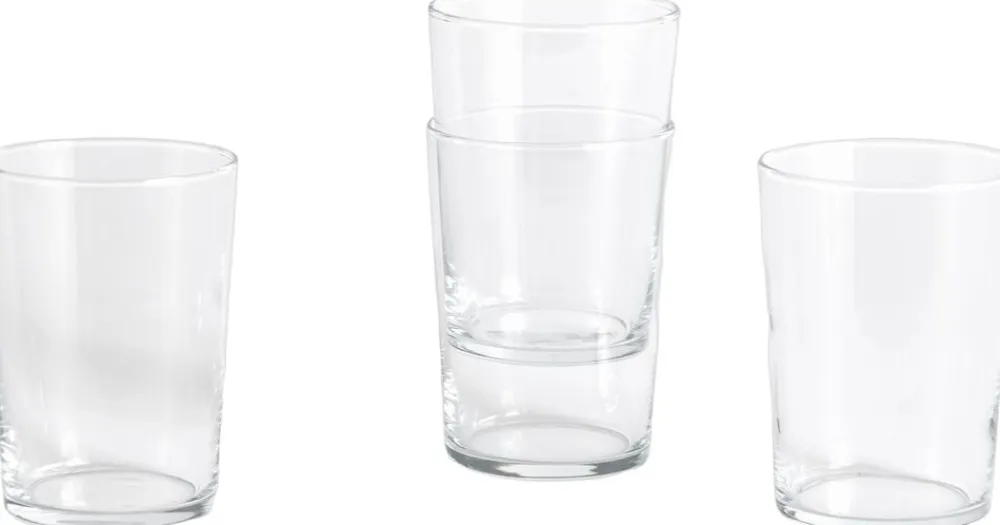 Hay Glass-Set of 4 Large-Clear New