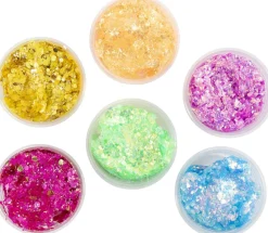 Børn Creativ Company Glitter Clay, 6x20ml.