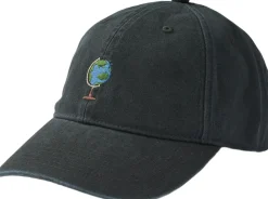 Forét GLOBUS WASHED CAP Black Online