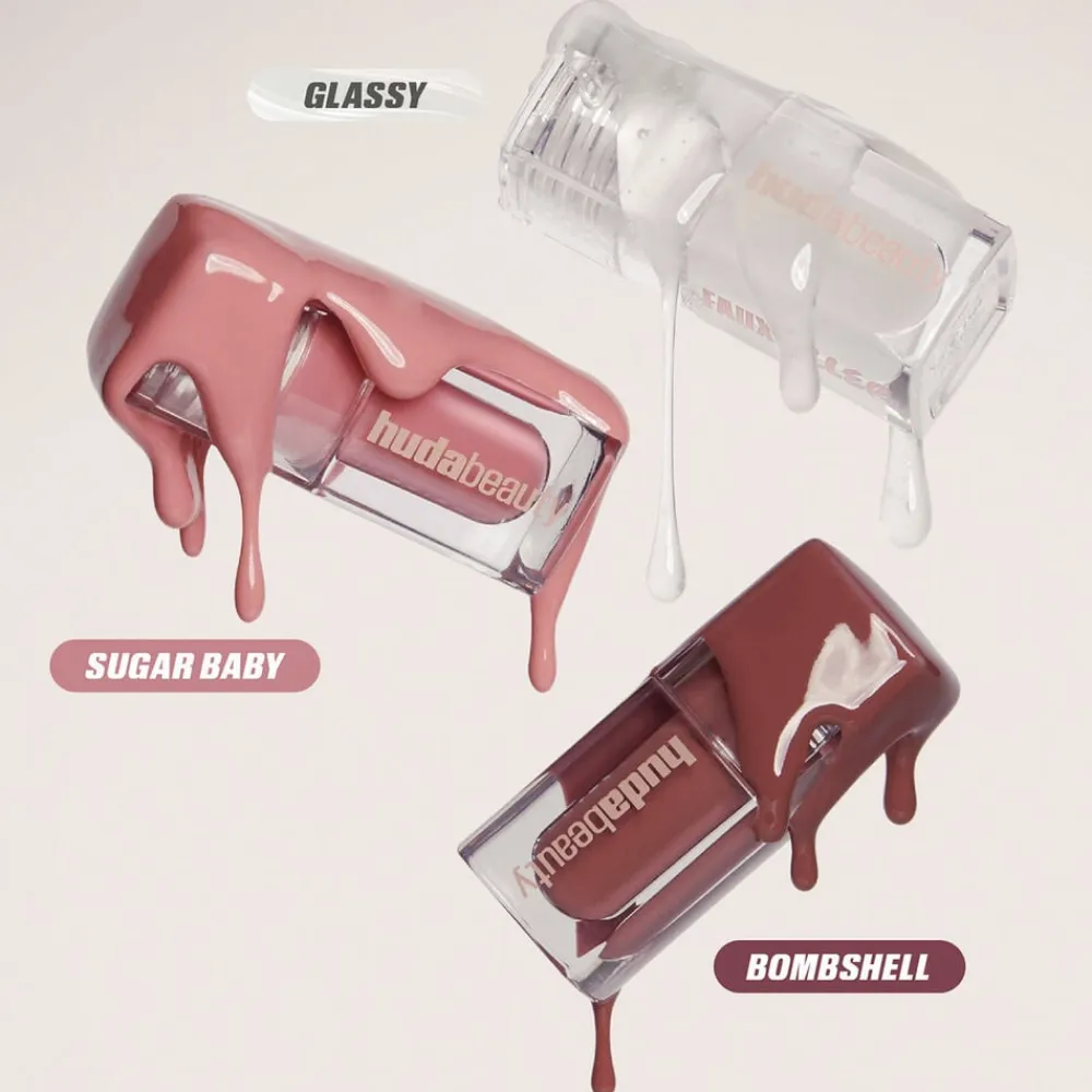 Glossiest Gloss Trio - Makeupsæt til læberne>Huda Beauty Hot