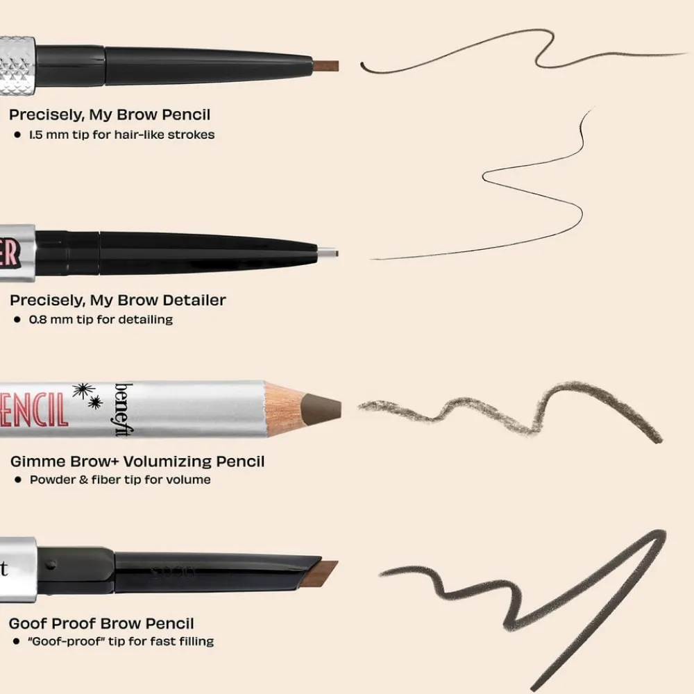 Benefit Cosmetics Goof Proof - Brow Pencil 3.75 - warm medium brown Best