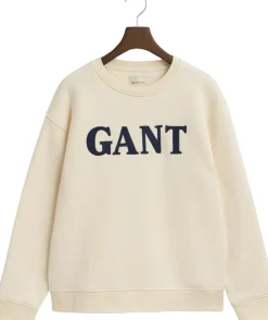 Gant GRAPHIC C-NECK SWEAT Cream Hot