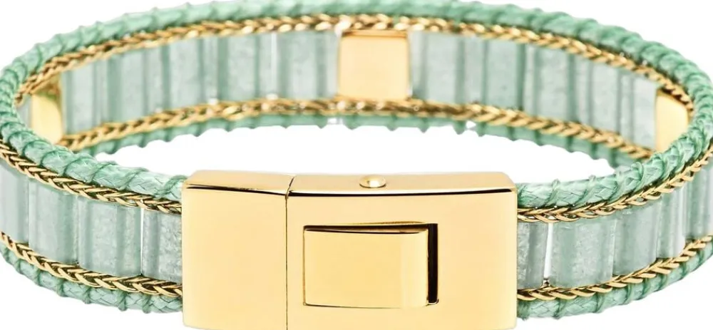 Aventurine Stud Bracelet>Nialaya New