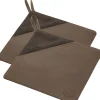 Grydelap 20,5 x 20,5 cm 2 stk. Brun Kanvas/Læder>Pillivuyt Hot