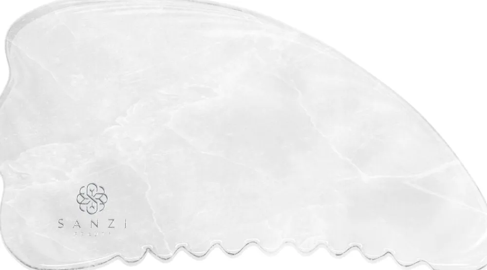 Sanzi Beauty Gua Sha Sculpt White Jade