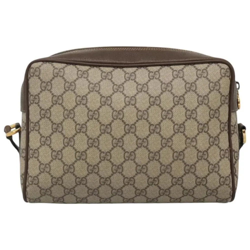 Gucci Vintage Gucci Shoulder Bag Beige Hot