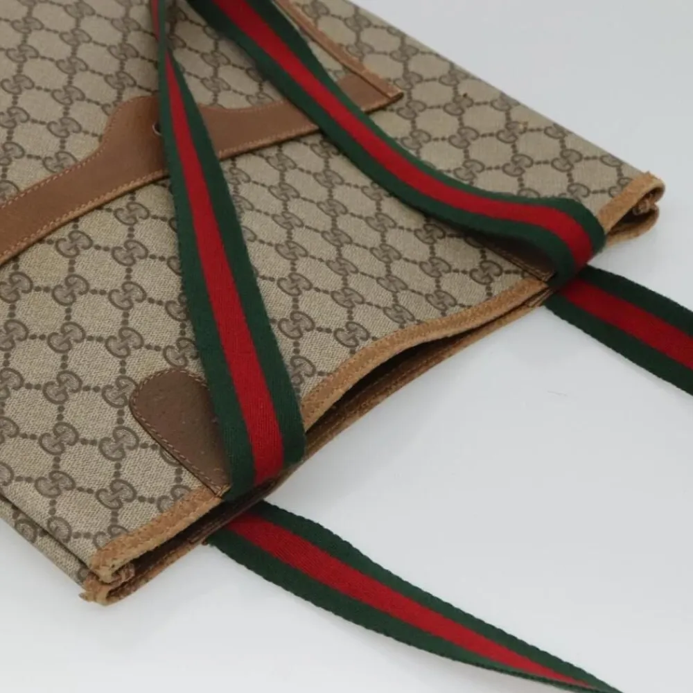 Gucci Vintage Gucci Tote Beige New