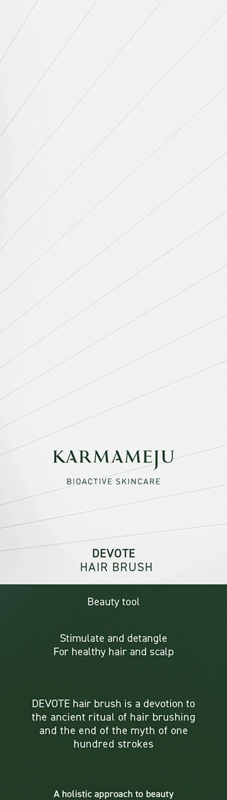 Karmameju Skincare Hair Brush, DEVOTE