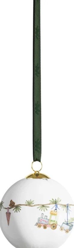 Hammershøi Christmas Kugle 2024 Ø6 cm hvid m. deko><noscript><img width=