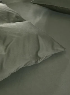 Høie Harmoni stonewashed pudebetræk dæmpet grøn Dæmpet grøn