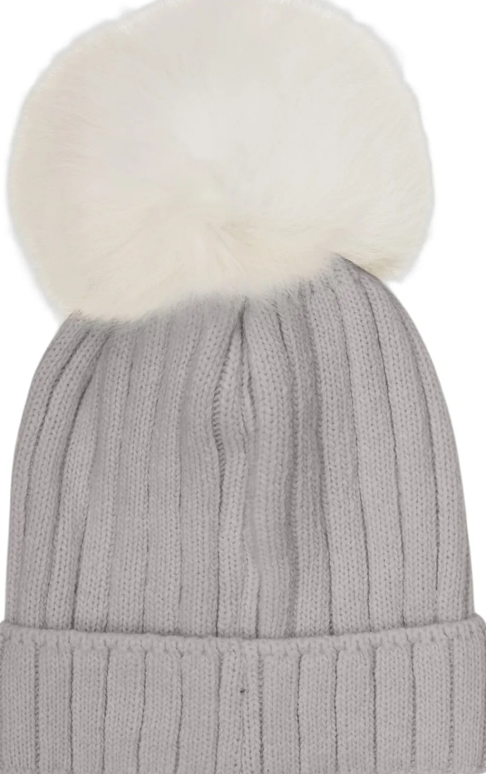 Børn Huttelihut Hat Knit Alpaca Pompom