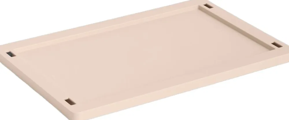Hay Colour Crate Lid Plastic-Small-Powder