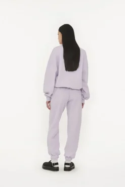 ROTATE Birger Christensen Heavy Sweat Crewneck Orchid petal (purple) Online