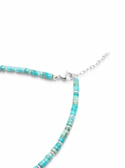 Nialaya Heishi Choker with Silver