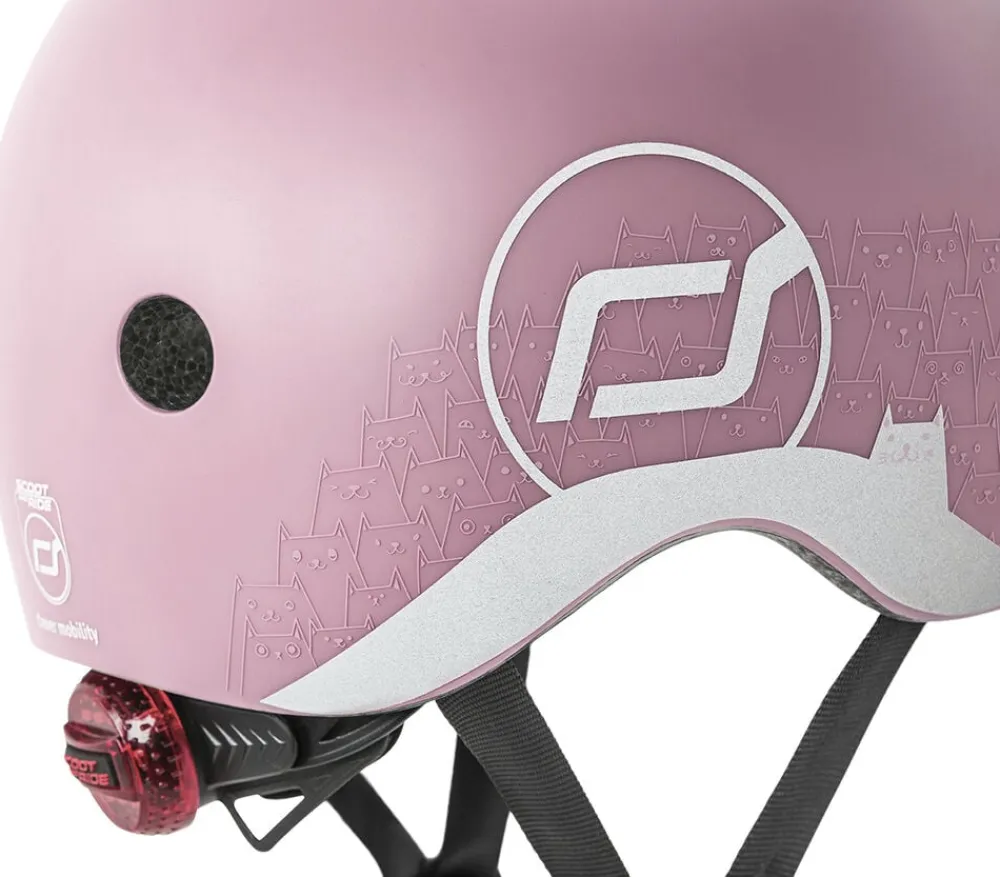 Helmet XXS reflective rose>Scoot & Ride Best