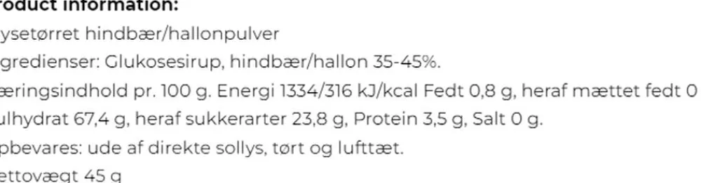 Mill & Mortar Hindbærstøv