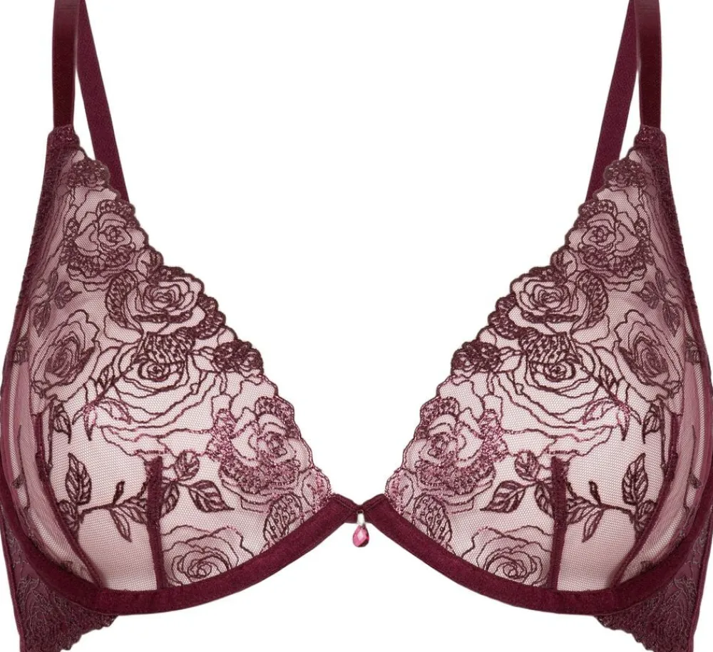 Hunkemöller Hollie Non-Padded Underwired Bra Purple Discount