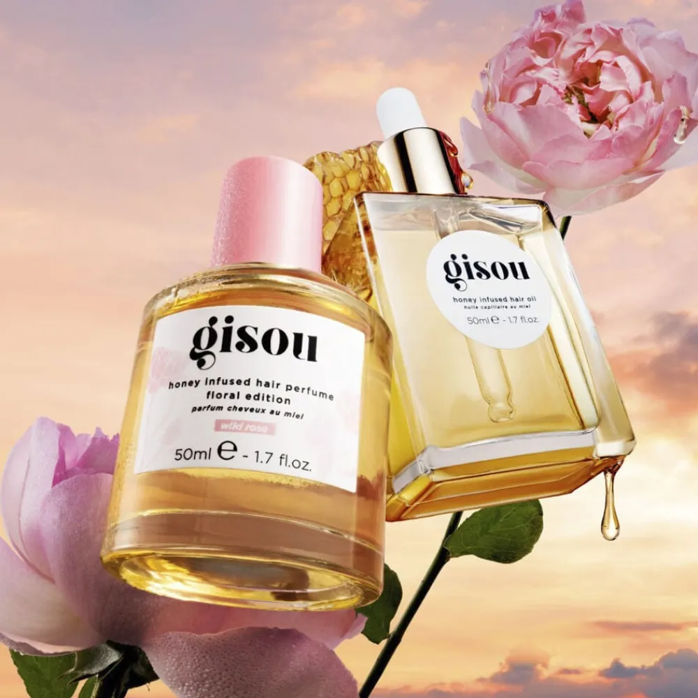 Honey Infused Hair Perfume blomsterudgave - Vild rose>GISOU Clearance