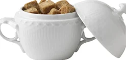 Hvid Halvblonde 20 cl. sukkerskål>Royal Copenhagen New