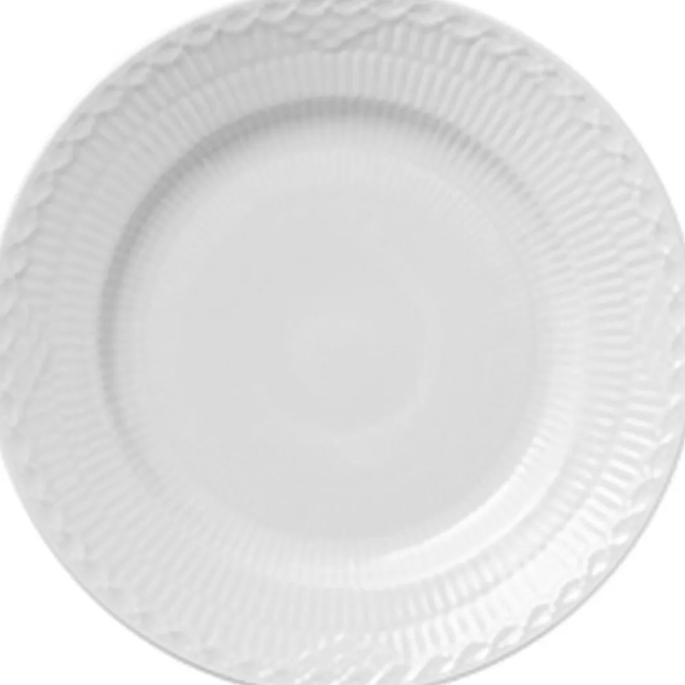 Royal Copenhagen Hvid Halvblonde 17 cm. tallerken Online