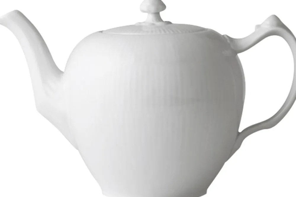 Royal Copenhagen Hvid Riflet 100 cl. tekande