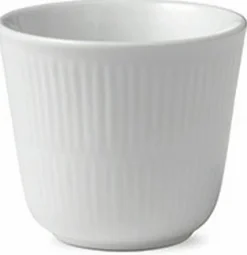 Royal Copenhagen Hvid Riflet 26 cl. termokop