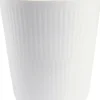 Royal Copenhagen Hvid Riflet 29 cl. termokop
